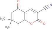 7,7-Dimethyl-2,5-dioxo-5,6,7,8-tetrahydro-2H-chromene-3-carbonitrile