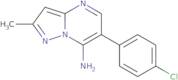 6-(4-Chlorophenyl)-2-methylpyrazolo[1,5-a]pyrimidin-7-amine