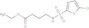 Ethyl 4-(5-chlorothiophene-2-sulfonamido)butanoate