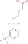 4-[3-(Trifluoromethyl)benzenesulfonamido]butanoic acid