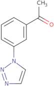 1-[3-(1H-1,2,3-Triazol-1-yl)phenyl]ethan-1-one