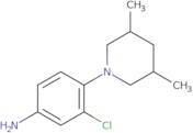 3-Chloro-4-(3,5-dimethyl-1-piperidinyl)aniline