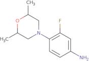 4-(2,6-Dimethylmorpholin-4-yl)-3-fluoroaniline