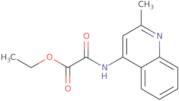 Ethyl [(2-methylquinolin-4-yl)carbamoyl]formate