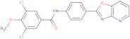 3,5-Dichloro-4-methoxy-N-(4-oxazolo[4,5-b]-pyridin-2-yl-phenyl)-benzamide