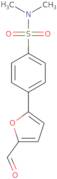 4-(5-Formylfuran-2-yl)-N,N-dimethylbenzene-1-sulfonamide