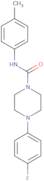 (4-(4-fluorophenyl)piperazinyl)-N-(4-methylphenyl)formamide