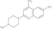4-Methyl-2-(4-methylpiperazin-1-yl)quinolin-6-amine