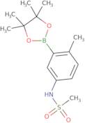 N-(4-Methyl-3-(4,4,5,5-tetramethyl-1,3,2-dioxaborolan-2-yl)phenyl)methanesulfonamide