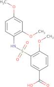 3-[(2,4-Dimethoxyphenyl)sulfamoyl]-4-methoxybenzoic acid