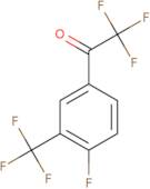 2,2,2-Trifluoro-1-[4-fluoro-3-(trifluoromethyl)phenyl]ethan-1-one