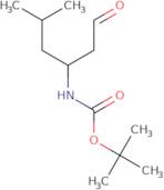 tert-Butyl N-(5-methyl-1-oxohexan-3-yl)carbamate