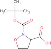 2-[(tert-Butoxy)carbonyl]-1,2-oxazolidine-3-carboxylic acid