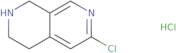 6-Chloro-1,2,3,4-tetrahydro-2,7-naphthyridine hydrochloride