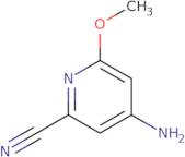 4-Amino-6-methoxypicolinonitrile