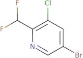 5-Bromo-3-chloro-2-(difluoromethyl)pyridine