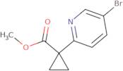 Methyl 1-(5-bromopyridin-2-yl)cyclopropanecarboxylate