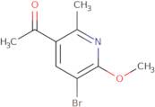 1-(5-Bromo-6-methoxy-2-methylpyridin-3-yl)ethan-1-one