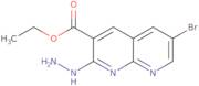 Ethyl 6-bromo-2-hydrazinyl-1,8-naphthyridine-3-carboxylate