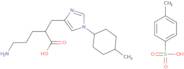 (2S)-5-amino-2-[[1-(4-methylcyclohexyl)imidazol-4-yl]methyl]pentanoic acid;4-methylbenzenesulfon...