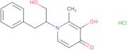 (S)-3-Hydroxy-1-(1-hydroxy-3-phenylpropan-2-yl)-2-methylpyridin-4(1H)-one hydrochloride