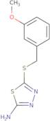 5-{[(3-Methoxyphenyl)methyl]sulfanyl}-1,3,4-thiadiazol-2-amine