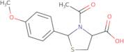 (2R,4R)-3-Acetyl-2-(4-methoxyphenyl)-1,3-thiazolidine-4-carboxylic acid