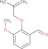 3-Methoxy-2-[(2-methyl-2-propen-1-yl)oxy]benzaldehyde