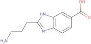 2-(3-Aminopropyl)-1H-1,3-benzodiazole-5-carboxylic acid