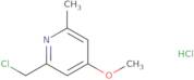 2-(Chloromethyl)-4-methoxy-6-methylpyridine hydrochloride