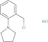 1-[2-(Chloromethyl)phenyl]pyrrolidine hydrochloride