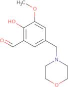 2-Hydroxy-3-methoxy-5-(morpholinomethyl)benzaldehyde
