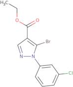 Ethyl 5-bromo-1-(3-chlorophenyl)-1H-pyrazole-4-carboxylate