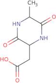 2-((2S,5S)-5-Methyl-3,6-dioxopiperazin-2-yl)acetic acid