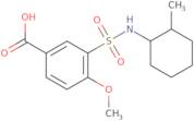 4-Methoxy-3-[(2-methylcyclohexyl)sulfamoyl]benzoic acid