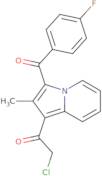 2-Chloro-1-[3-(4-fluorobenzoyl)-2-methylindolizin-1-yl]ethan-1-one