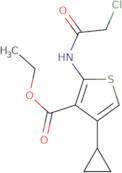 Ethyl 2-(2-chloroacetamido)-4-cyclopropylthiophene-3-carboxylate