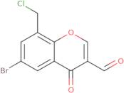 6-Bromo-8-(chloromethyl)-4-oxo-4H-chromene-3-carbaldehyde