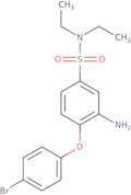 3-Amino-4-(4-bromophenoxy)-N,N-diethylbenzene-1-sulfonamide