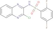 N-(3-Chloroquinoxalin-2-yl)-2,5-difluorobenzene-1-sulfonamide