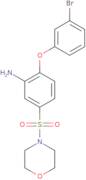 2-(3-Bromophenoxy)-5-(morpholine-4-sulfonyl)aniline