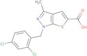 1-[(2,4-Dichlorophenyl)methyl]-3-methyl-1H-thieno[2,3-c]pyrazole-5-carboxylic acid