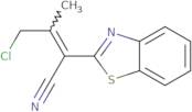 2-(1,3-Benzothiazol-2-yl)-4-chloro-3-methylbut-2-enenitrile