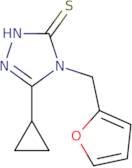 5-Cyclopropyl-4-(furan-2-ylmethyl)-4H-1,2,4-triazole-3-thiol