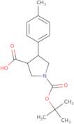 rac-(3R,4S)-1-[(tert-Butoxy)carbonyl]-4-(4-methylphenyl)pyrrolidine-3-carboxylic acid