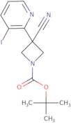 tert-Butyl 3-cyano-3-(3-iodopyridin-2-yl)azetidine-1-carboxylate