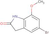 5-Bromo-7-methoxy-2,3-dihydro-1H-indol-2-one