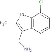 1-(7-Chloro-2-methyl-1H-indol-3-yl)methanamine