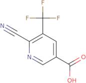 6-Cyano-5-(trifluoromethyl)pyridine-3-carboxylic acid