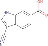3-Cyano-1H-indole-6-carboxylic Acid